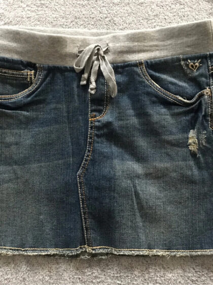 Spódniczka jeans ze spodenkami Justice