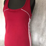 Top bluzka czerwona burgund sportowa L XL GM Fashion USA