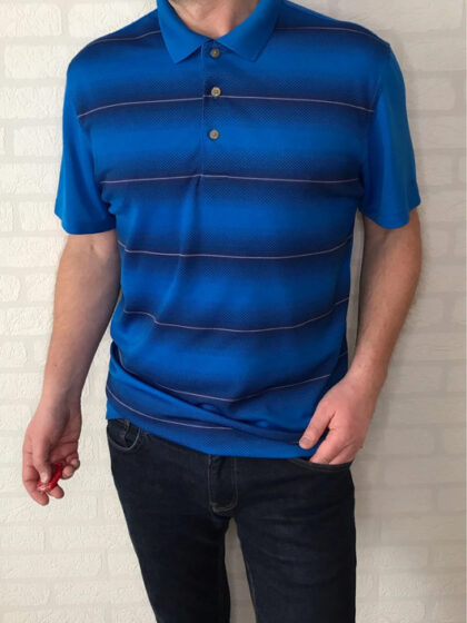 Koszulka polo Grand Slam golf style XL niebieska