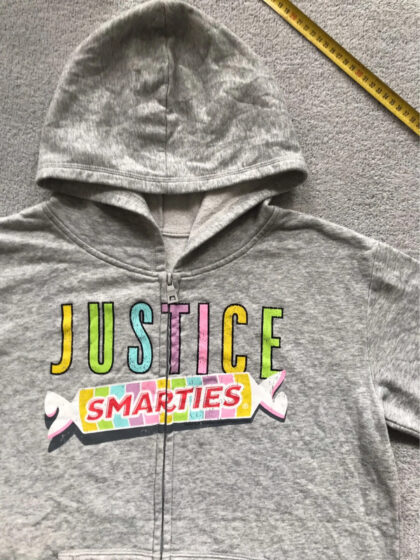 Bluza z kapturem Justice hoodie vintage y2k
