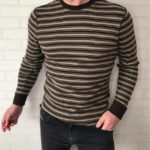 Bluzka lekki sweter long sleeve GAP w paski M