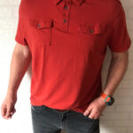 Koszulka polo APT 9 czerwona z kieszonkami XL