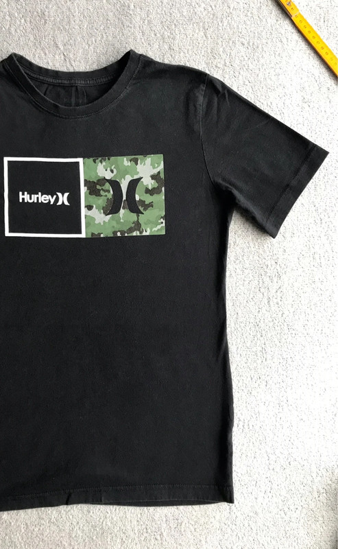 Koszulka t-shirt Hurley czarna 164 - 170 cm
