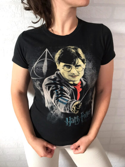 Koszulka t-shirt Harry Potter czarna M